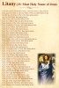 Litany of the Holy Name of Jesus Prayer Card